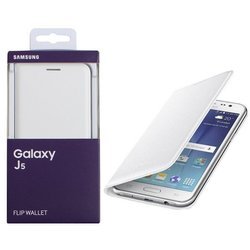 Samsung Galaxy J5 etui Flip Wallet EF-WJ500BWEGWW - biały