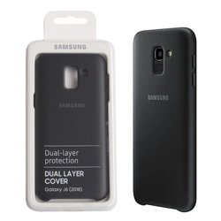 Samsung Galaxy J6 2018 etui Dual Layer EF-PJ600CBEGWW - czarne