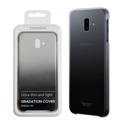 Samsung Galaxy J6 Plus 2018 etui Gradation Cover EF-AJ610CBEGWW - półprzezroczysty czarny