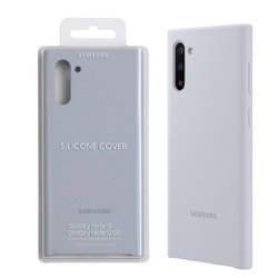 Samsung Galaxy Note 10 etui Silicone Cover EF-PN970TSEGWW - srebrne