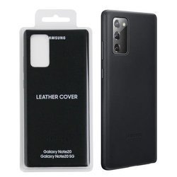 Samsung Galaxy Note 20 etui skórzane Leather Cover EF-VN980LBEGWW - czarne