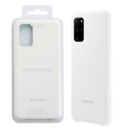 Samsung Galaxy S20 Plus etui Silicone Cover EF-PG985TWEGEU - biały