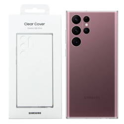 Samsung Galaxy S22 Ultra etui Clear Cover EF-QS908CTEGWW - transparentny