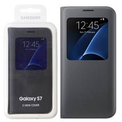 Samsung Galaxy S7 etui S View Cover EF-CG930PBEGWW - czarne