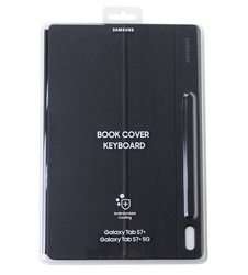 Samsung Galaxy Tab S7 Plus/ S8 Plus etui z klawiaturą Book Cover Keyboard EF-DT970UBEGEU - czarne