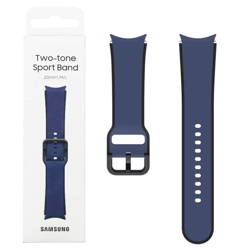 Samsung Galaxy Watch 4/ Watch 5 20 mm pasek Two-tone Sport Band M/L ET-STR91LNEGEU - granatowo-czarny