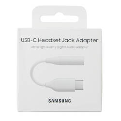 Samsung adapter słuchawkowy z USB-C na 3.5 mm EE-UC10JUWEGWW - biały