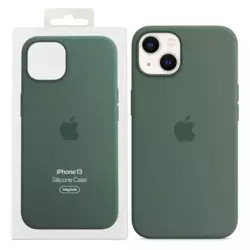 Silikonowe etui Apple Silicone Case Magsafe do iPhone 13 - zielone (Eucalyptus)
