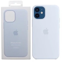 Silikonowe etui Apple iPhone 12 mini Silicone Case MagSafe - niebieskie (Cloud Blue)