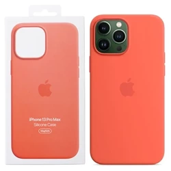 Silikonowe etui Apple iPhone 13 Pro Max Silicone Case MagSafe - nektarynkowe (Nectarine)