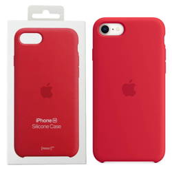Silikonowe etui Apple iPhone SE 2020/ SE 2022 - czerwone (Red)