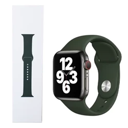 Silikonowy pasek Apple Watch 38/ 40/ 41 mm Sport Band - zielony (Cyprus Green)