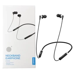 Słuchawki Bluetooth Lenovo Neckband Earphone - czarne