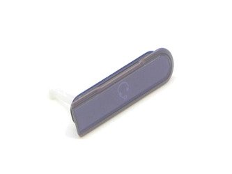 Sony Xperia Z zaślepka złącza słuchawkowego - kolor fioletowy