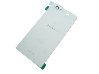 Sony Xperia Z1 Compact klapka baterii z klejem - biała
