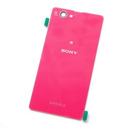 Sony Xperia Z1 Compact klapka baterii z klejem - różowy