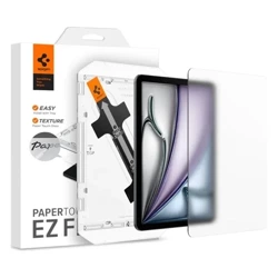 Szkło hartowane na Apple iPad Air 11'' M2 Spigen Paper Touch EZ Fit - matowe (Matte Clear)