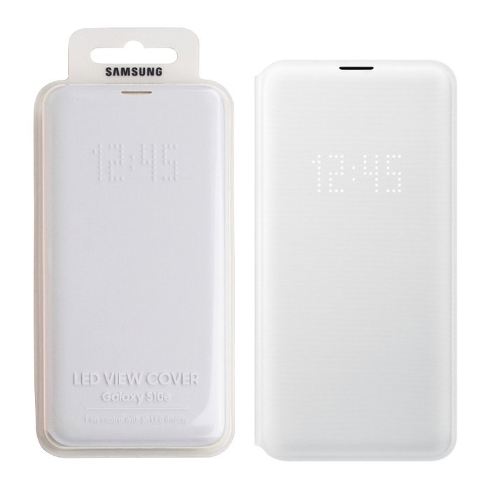 Funda Samsung Galaxy S10e Led Cover Blanco EF-KG970CWEGWW