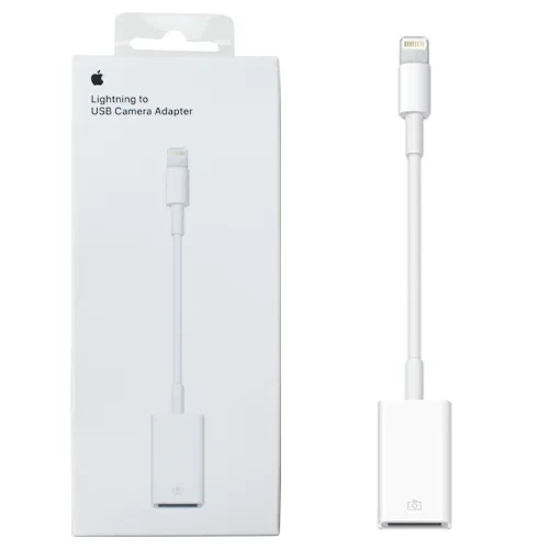 Adapter Apple Lightning na złącze USB aparatu - biały