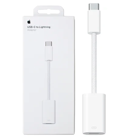 Adapter Apple ze złącza USB-C na Lightning - biały