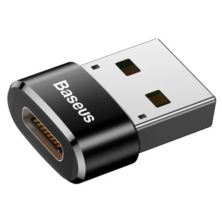 Adapter USB-C na USB-A Baseus 3A - czarny