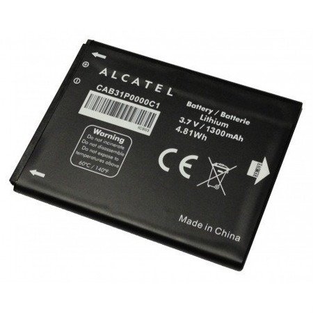 Alcatel One Touch 990/ 908/ 918/ 985/ oryginalna bateria CAB31P0000C1 - 1300 mAh 