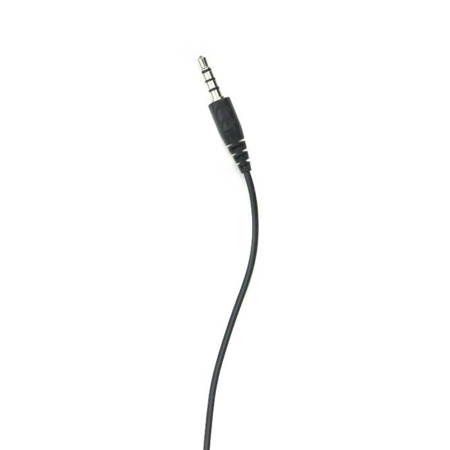 Alcatel słuchawki z z pilotem i mikrofonem - czarne