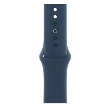 Apple Watch 1/ 2/ 3/ 4/ 5/ 6/ 7 Series 42/ 44/ 45mm pasek Sport Band MKUW3ZM/A - niebieski (Abyss Blue)