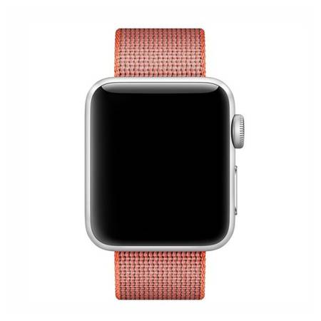 Apple Watch 1/ 2/ 3/ 4/ 5/ 6 Series 38/ 40mm pasek Woven Nylon MNK52ZM/A- pomarańczowy (Orange/ Anthracite)