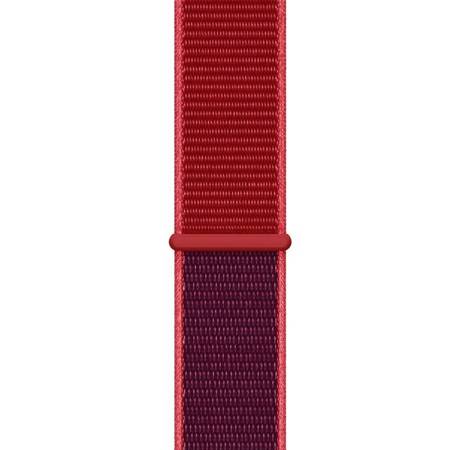 Apple Watch 1/ 2/ 3/ 4/ 5/ 6 Series 42/ 44/ 45/ 49 mm pasek Sport Loop - czerwony