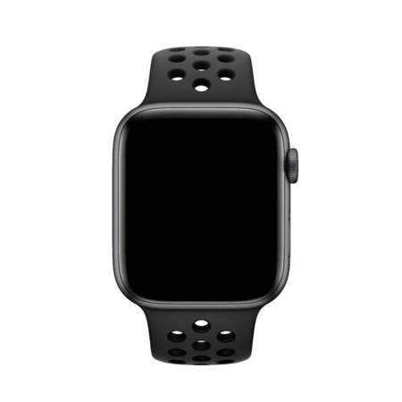 Apple Watch Series 1/ 2/ 3/ 4/ 5/ 6/ 7 Series 42/ 44/ 45mm pasek Nike Sport Band MX8E2AM/A - szaro-czarny (Anthracite/Black)