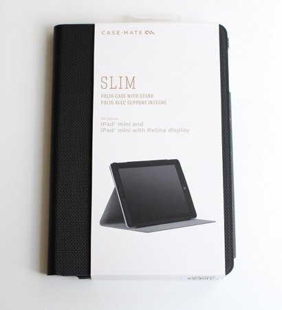 Apple iPad mini 1/ 2/ 3 etui Case-Mate SLIM Folio Case CM029608 - czarne