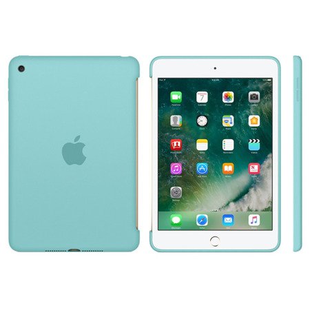 Apple iPad mini 4 etui Silicone Case MN2P2ZM/A - miętowe (Sea Blue)