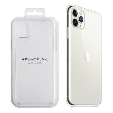 Apple iPhone 11 Pro Max etui Clear Case MX0H2ZM/A - transparentne