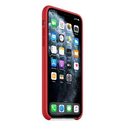 Apple iPhone 11 Pro Max etui silikonowe MWYV2ZM/A - czerwone (Red)