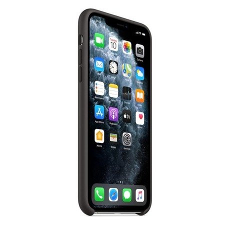 Apple iPhone 11 Pro Max etui silikonowe MX002ZM/A - czarne