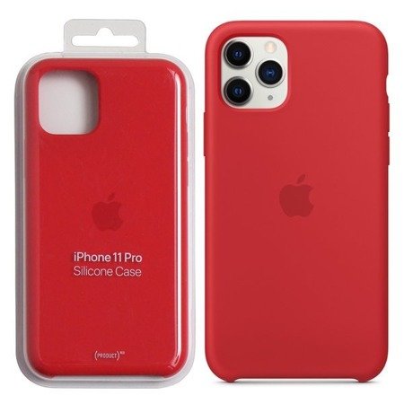 Apple iPhone 11 Pro etui silikonowe MWYH2ZM/A - czerwone
