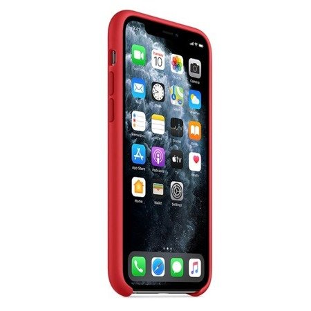 Apple iPhone 11 Pro etui silikonowe MWYH2ZM/A - czerwone