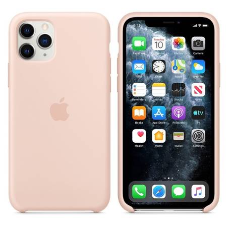 Apple iPhone 11 Pro etui silikonowe MWYM2ZM/A - piaskowy róż (Pink Sand)