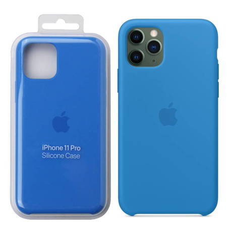 Apple iPhone 11 Pro etui silikonowe MY1F2ZM/A- niebieski (Surf Blue)