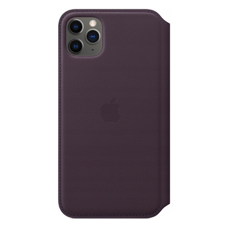 Apple iPhone 11 Pro etui skórzane Leather Folio MX072ZM/A - oberżyna (Aubergine)