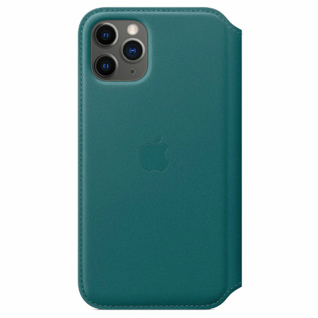 Apple iPhone 11 Pro etui skórzane Leather Folio MY1M2ZM/A - zielone (Peacock)