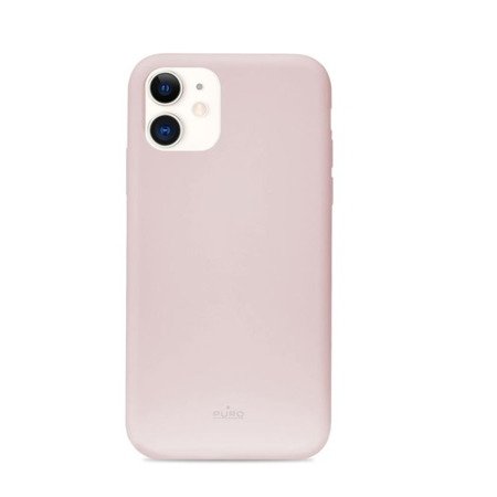 Apple iPhone 11 etui silikonowe Puro ICON - piaskowy róż