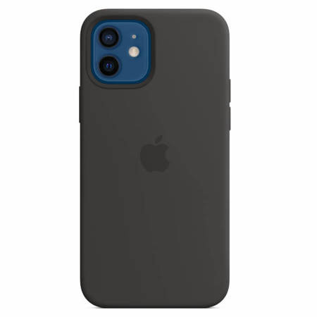 Apple iPhone 12/ 12 Pro etui silikonowe MHL73ZM/A - czarne (Black)