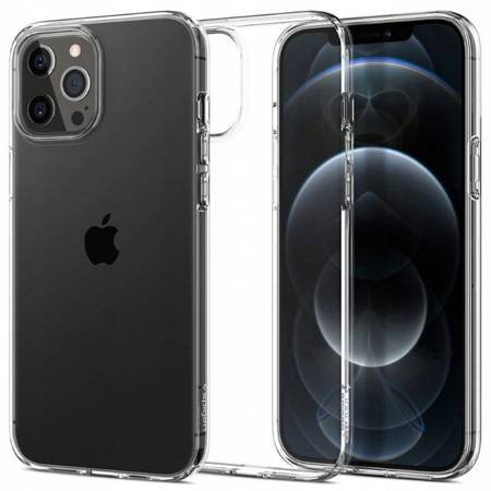Apple iPhone 12/ 12 Pro etui silikonowe Spigen Liquid Crystal ACS01697 - transparentne 
