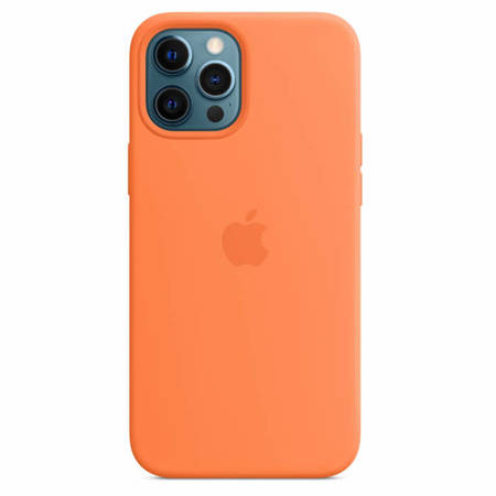 Apple iPhone 12 Pro Max etui Silicone Case MagSafe MHL83ZM/A - pomarańczowe (Kumquat)