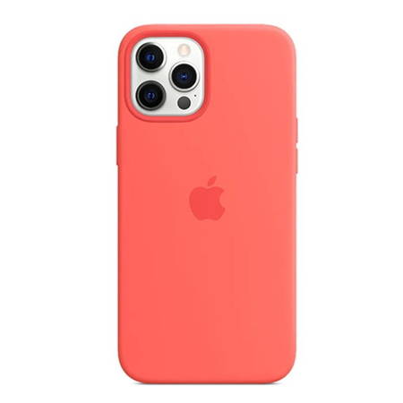 Apple iPhone 12 Pro Max etui Silicone Case MagSafe MHL93ZM/A - grejpfrutowy (Pink Citrus)