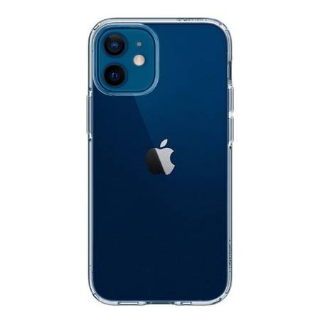 Apple iPhone 12 mini etui silikonowe Spigen Liquid Crystal ACS01740 - transparentne 
