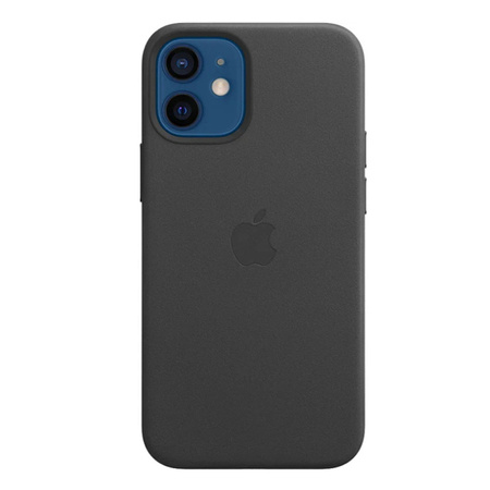 Apple iPhone 12 mini etui skórzane Leather Case MagSafe MHKA3ZM/A - czarne
