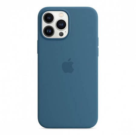 Apple iPhone 13 Pro Max etui silikonowe MagSafe MM2Q3ZM/A - niebieskie (Blue Jay)